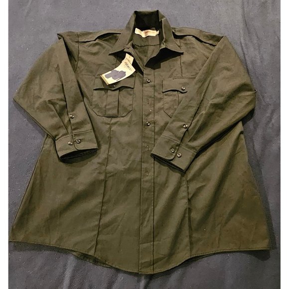 Elbeco Response Paragon Plus Long Sleeve Poly Cotton Shirt 2XL, 18-18.5,‎ 34/35 - Picture 2 of 4